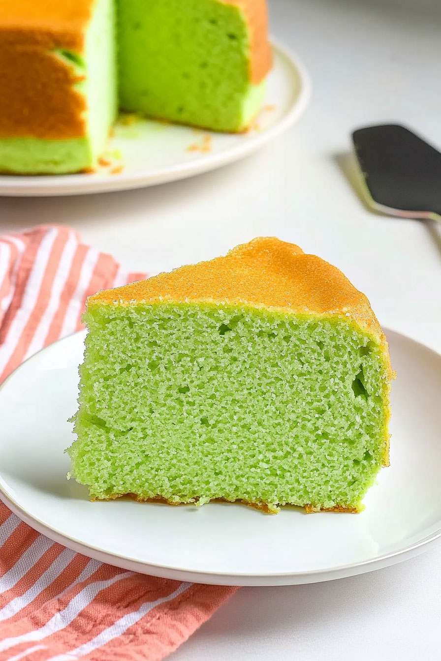 Pandan Chiffon Cake