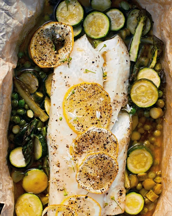 Baked Fish with Lemon and Herbs