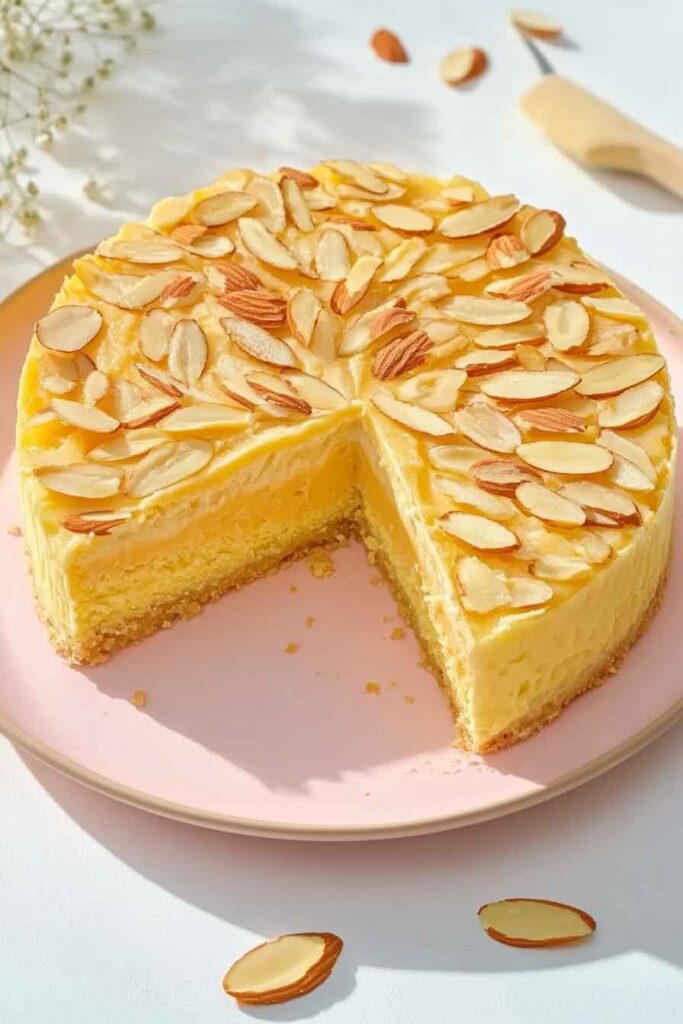 Almond Custard Cake