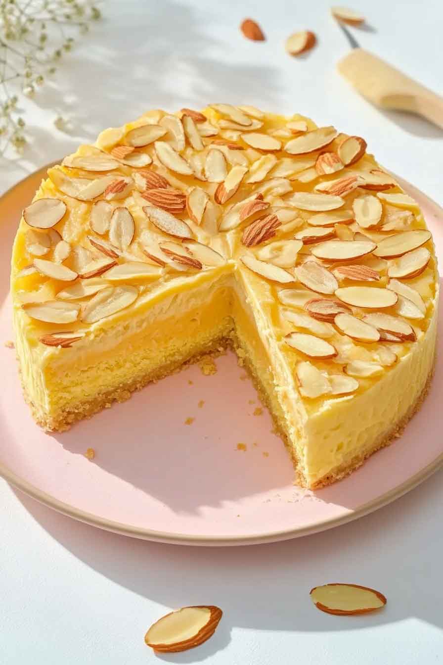Almond Custard Cake