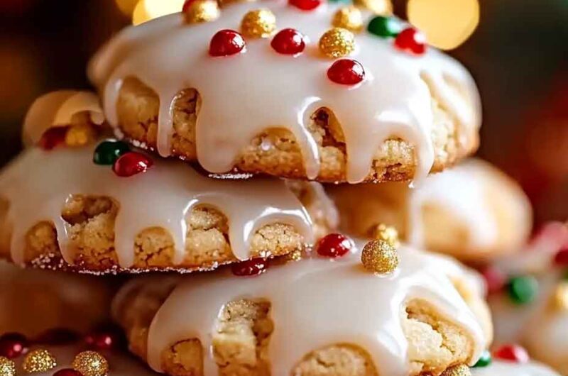 Almond Glazed Holiday Cookies