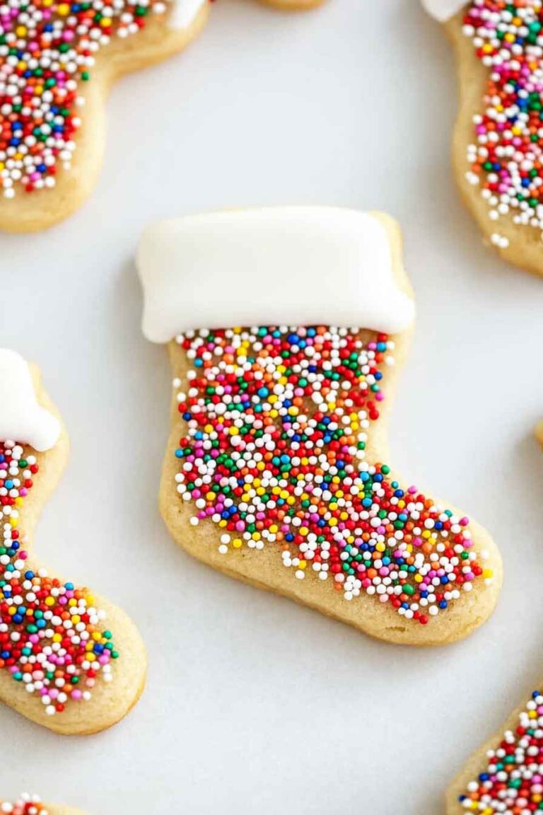 Almond Stocking Cookies