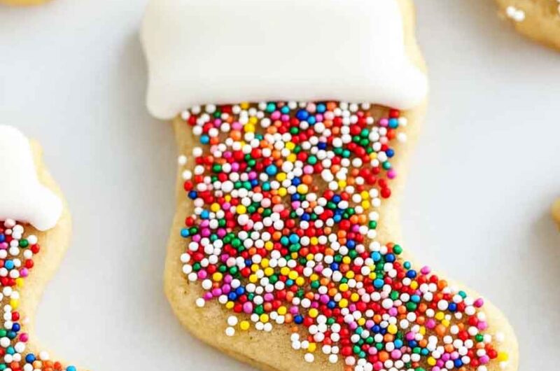 Almond Stocking Cookies