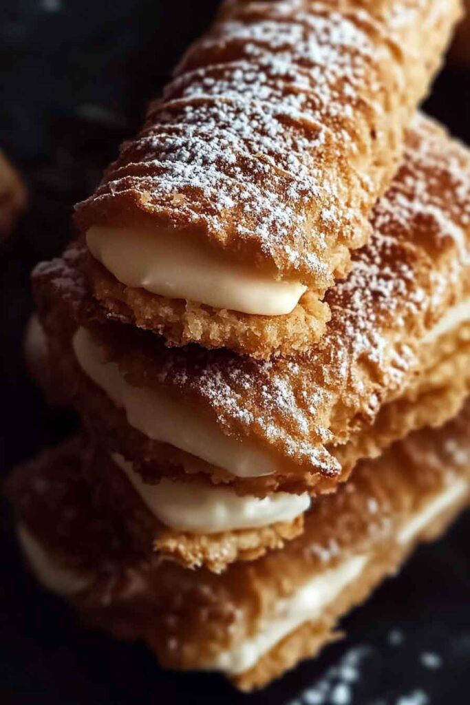 Step-by-Step Instructions for Amaretto Cream Brandy Snaps