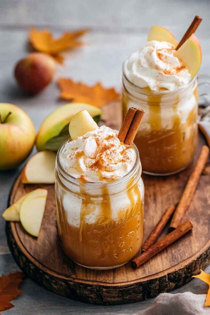 How to Serve Apple Cider Floats