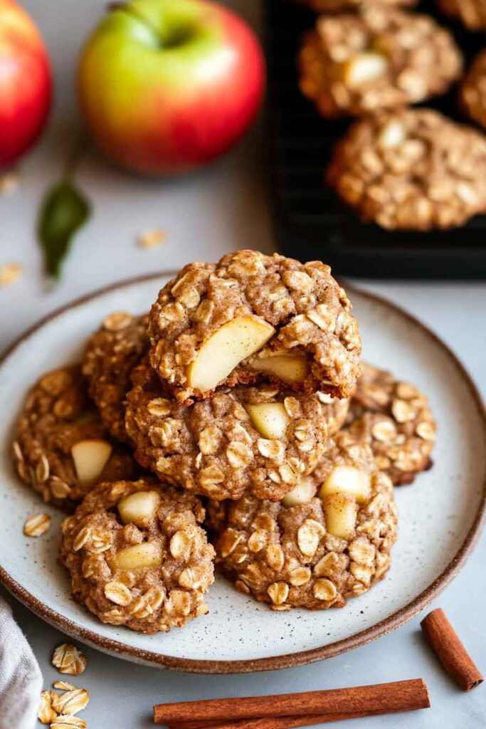 How to Serve Apple Cinnamon Oatmeal Cookies