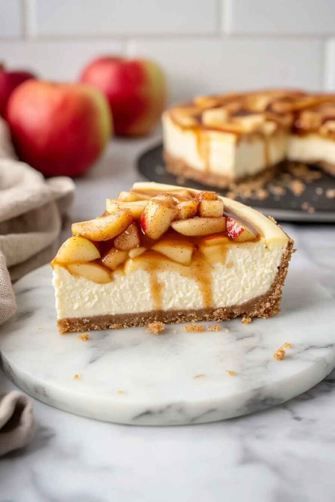 How to Serve Apple Cinnamon Swirl Cheesecake