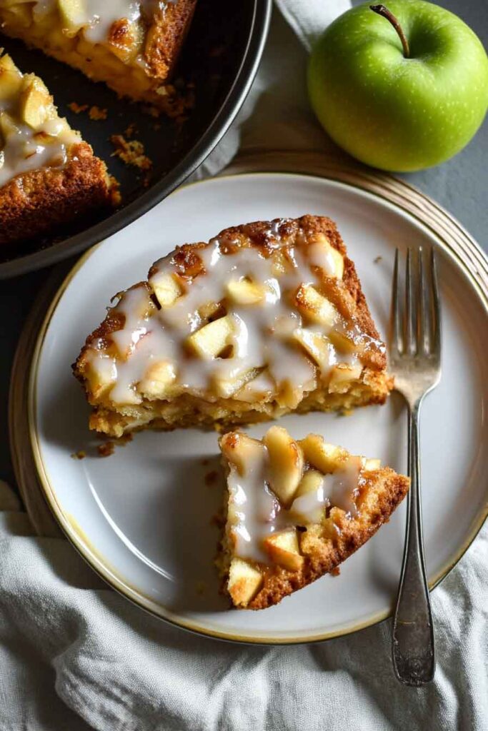 How to Serve Apple Fritter Cake