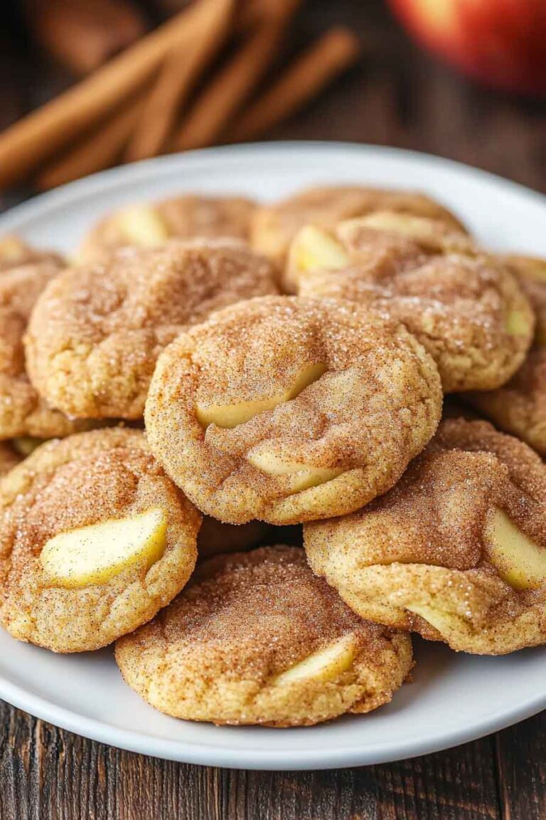 Apple Snickerdoodle Cookies