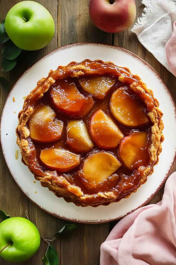 How to Serve Apple Tarte Tatin