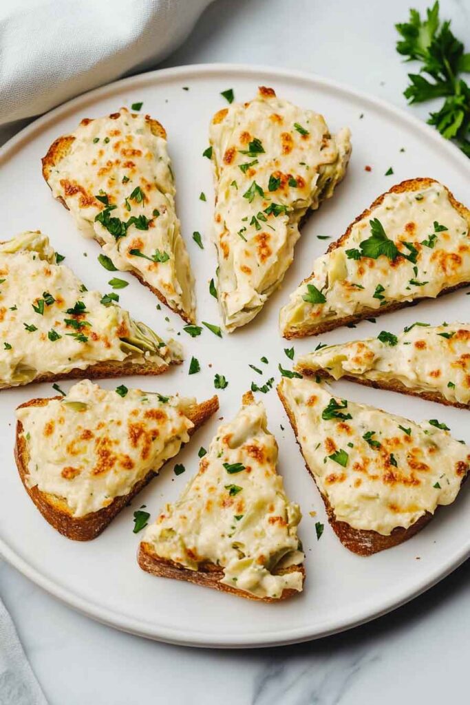 How to Serve Artichoke Bruschetta Hot Artichoke Dip