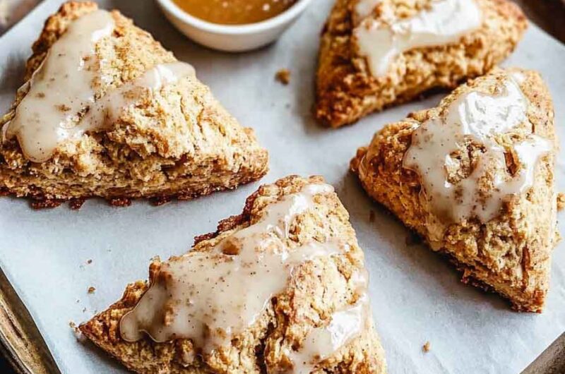 Autumn Apple Butter Scones