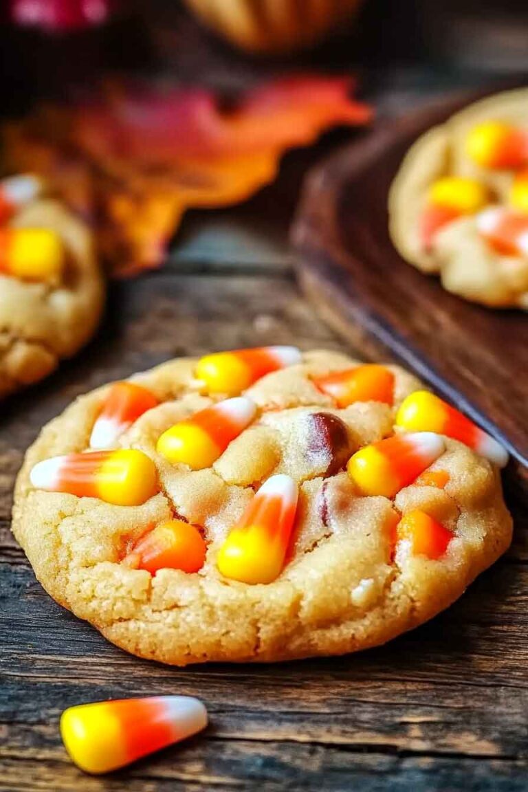 Autumn Candy Corn Cookies