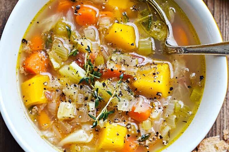 Autumn Harvest Veggie Soup