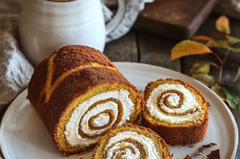 Autumn Pumpkin Roll Recipe