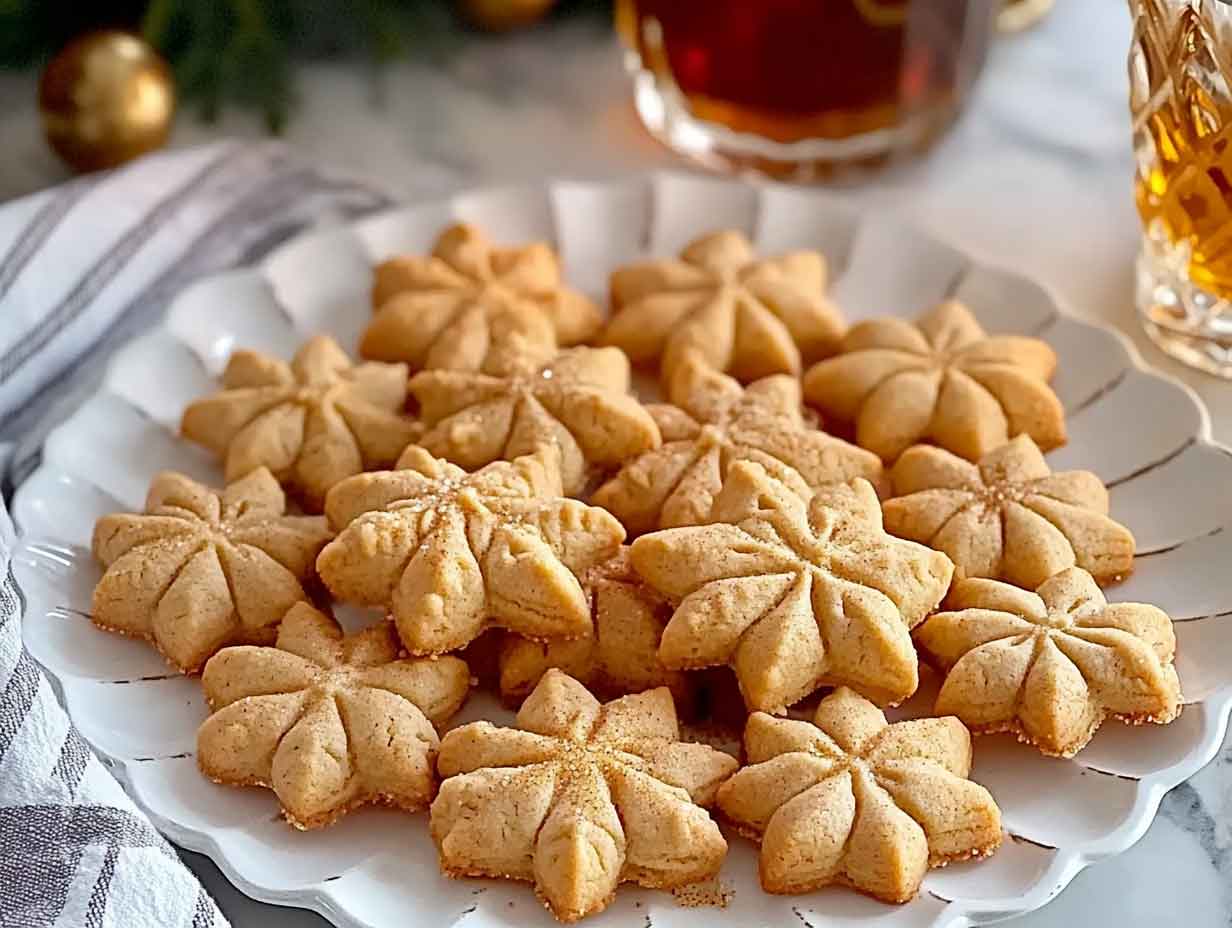 Autumn Spice Spritz Cookies
