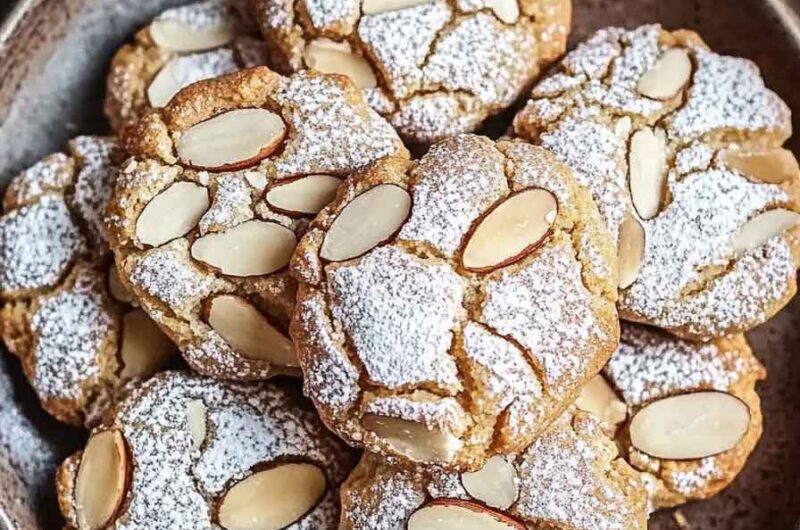 Autumn Spiced Almond Cookies