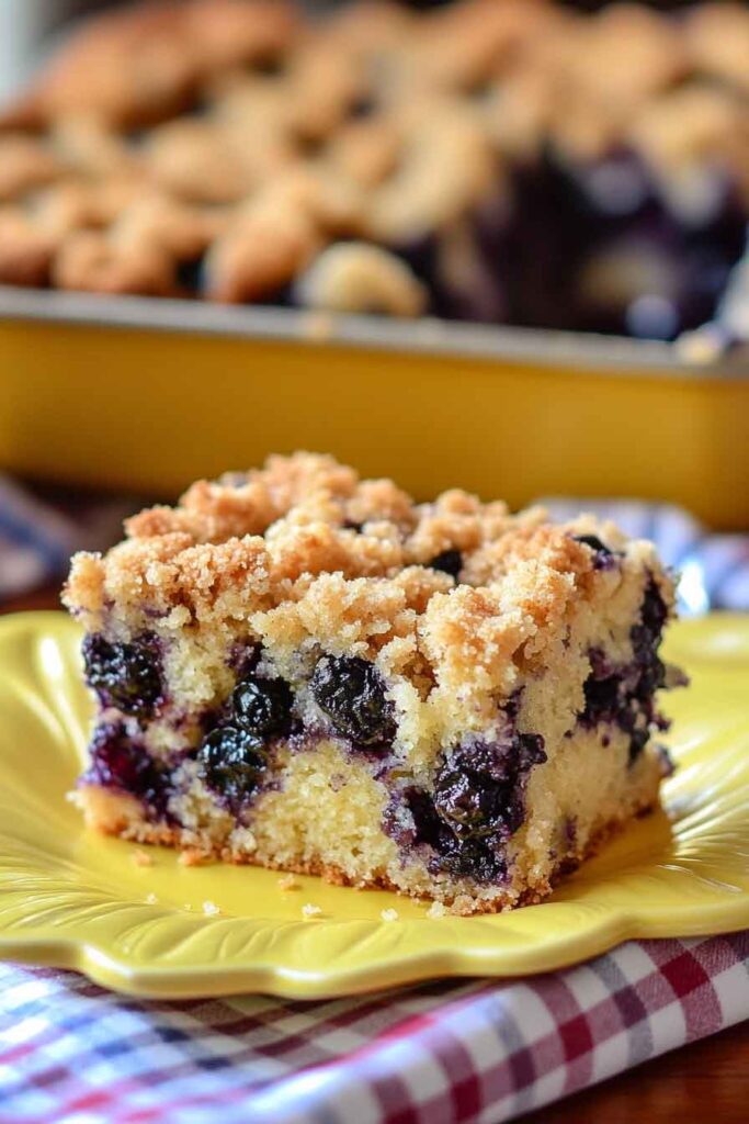 How to Serve Banana Blueberry Coffee Cake
