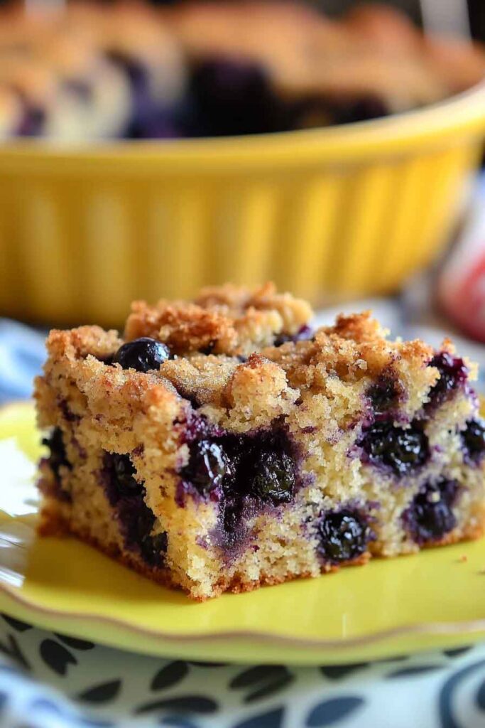 Banana Blueberry Coffee Cake Recipe
