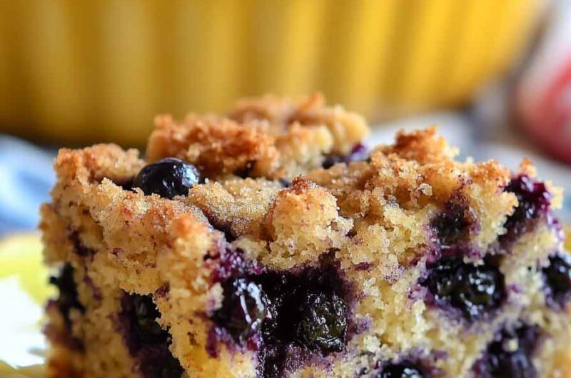 Banana Blueberry Coffee Cake Recipe