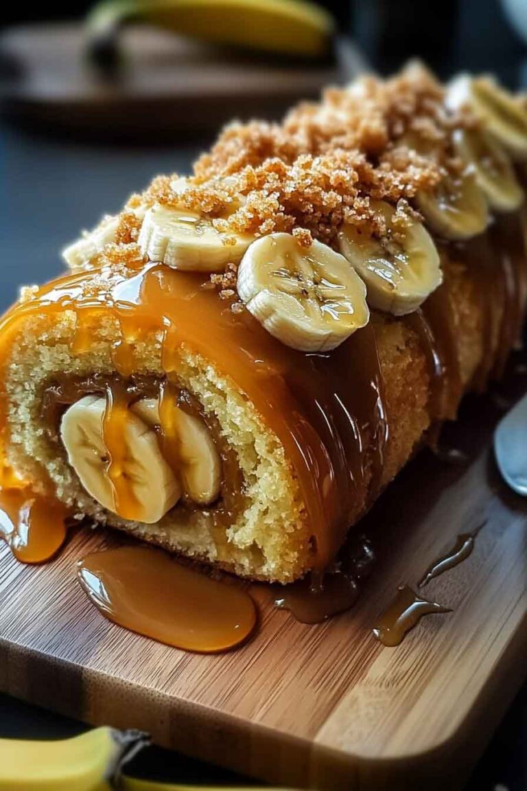 Banana Caramel Roll