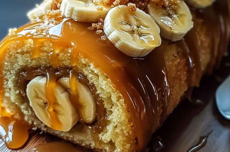 Banana Caramel Roll