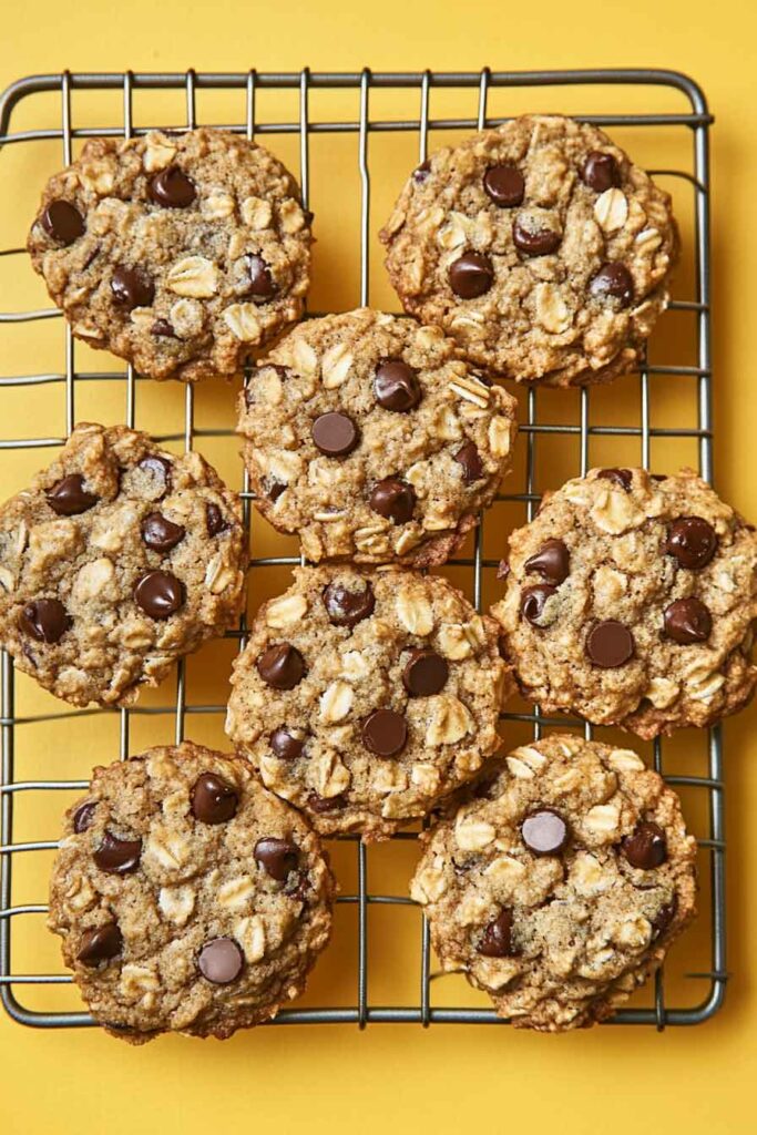Serving and Enjoying Banana Chocolate Chip Oatmeal Cookies