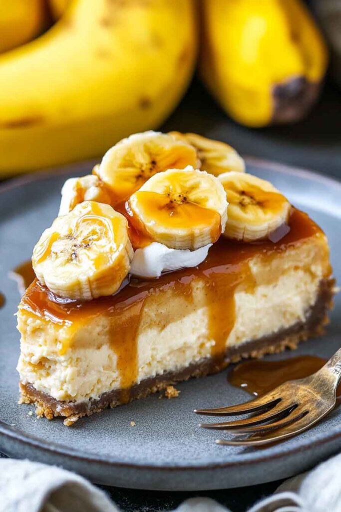 How to Serve Banana Foster Cheesecake