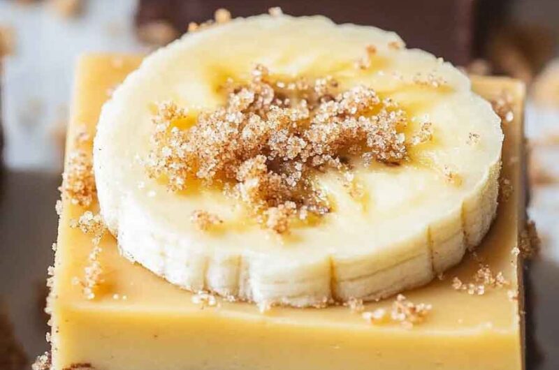 Banana Fudge Squares  (Easy and Decadent!)