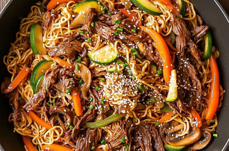 Beef Ramen Stir Fry