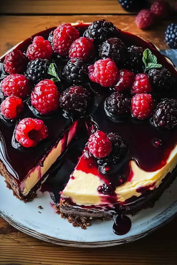 How to Serve Berry Bliss Cheesecake