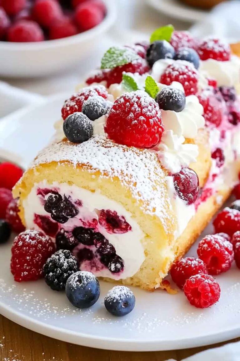 Berry Cream Roll