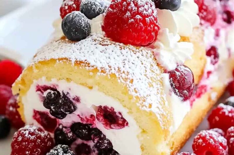 Berry Cream Roll