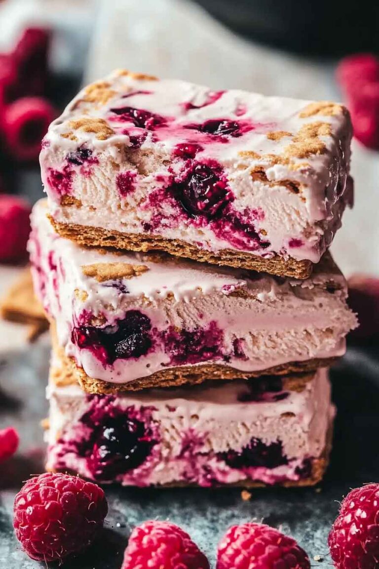 Berry Delight Ice Cream Sandwiches