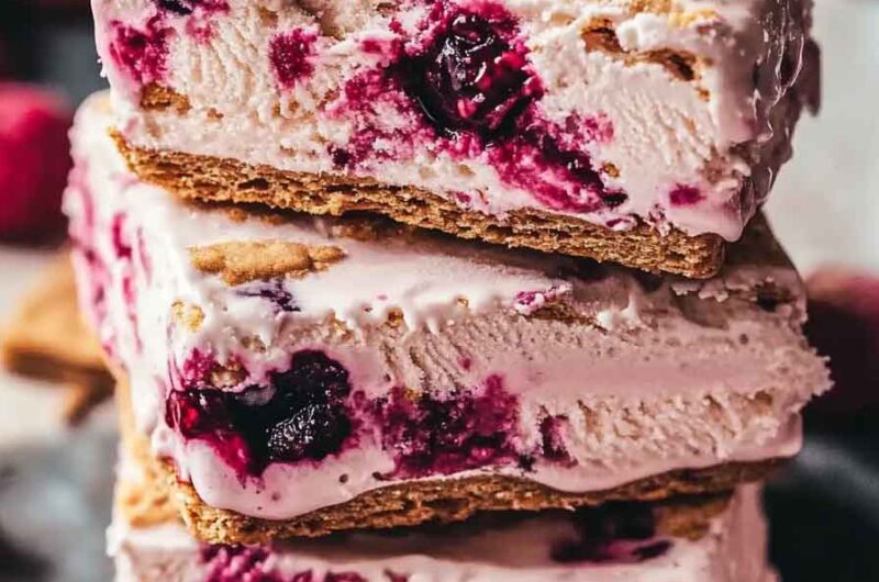 Berry Delight Ice Cream Sandwiches