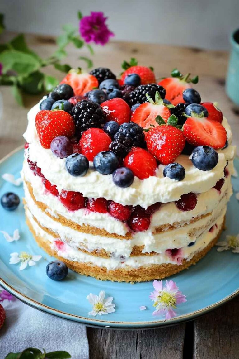 Berry Milk Cake