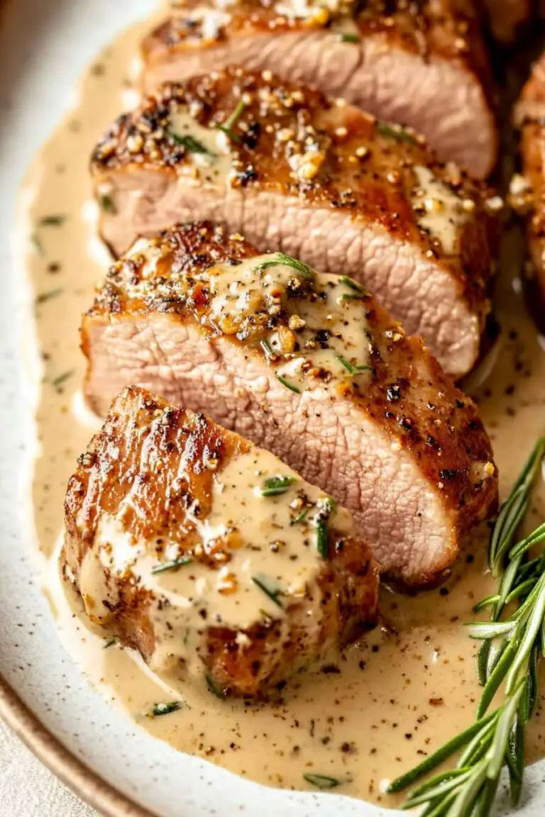 Best Ever Pork Tenderloin With Dijon Cream Sauce