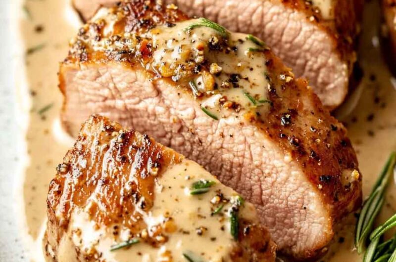 Best Ever Pork Tenderloin With Dijon Cream Sauce