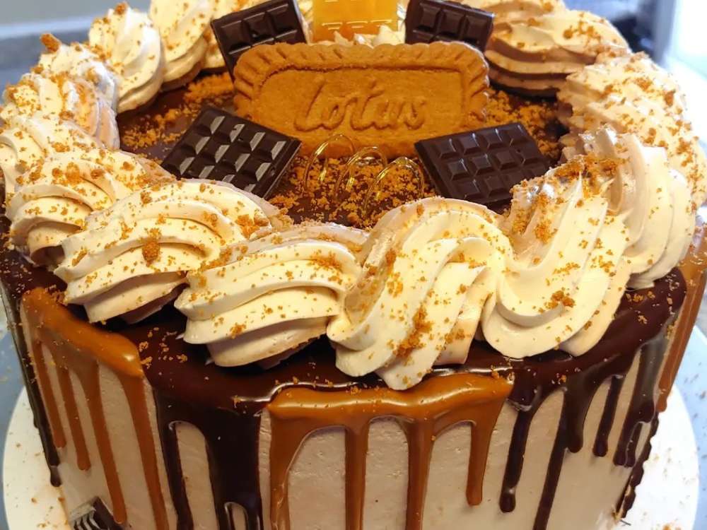 Biscoff Cookie Butter Cake