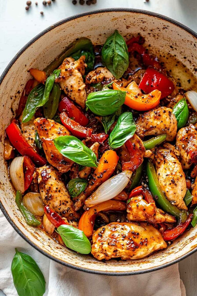 Black Pepper Chicken Stir Fry