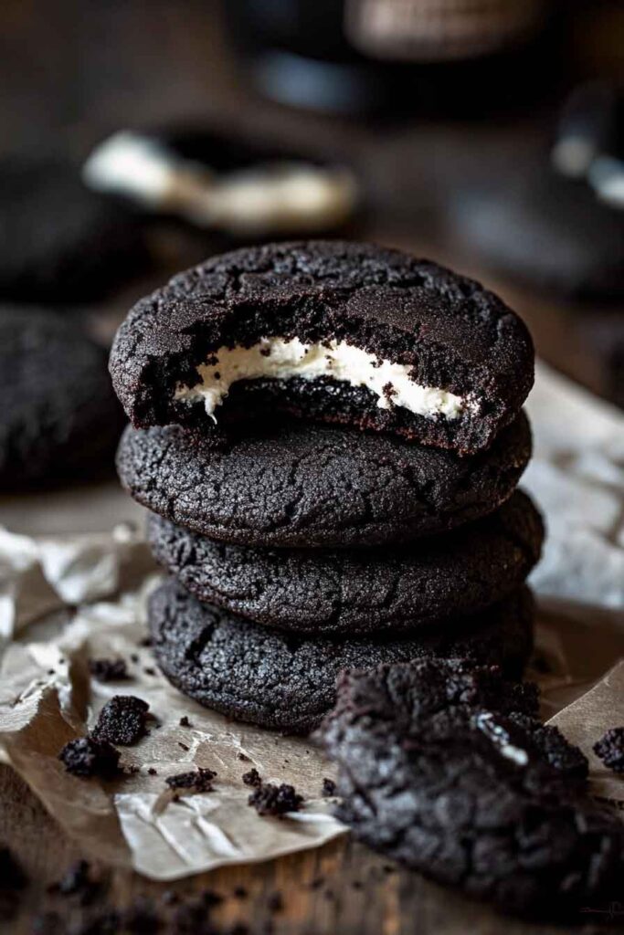 Black Velvet Cheesecake Cookies