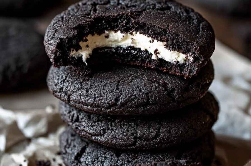 Black Velvet Cheesecake Cookies