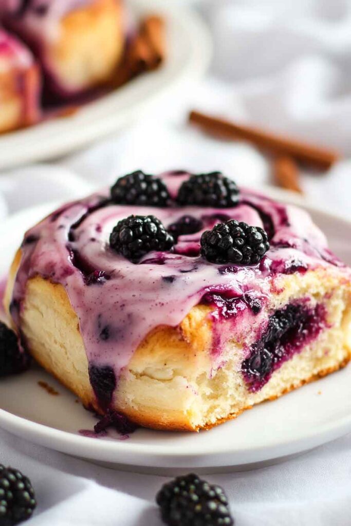 Blackberry Cinnamon Rolls