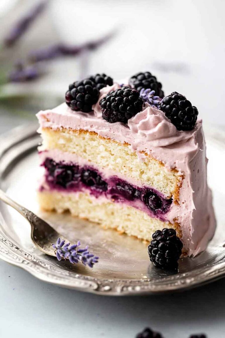 Blackberry Lavender Cake