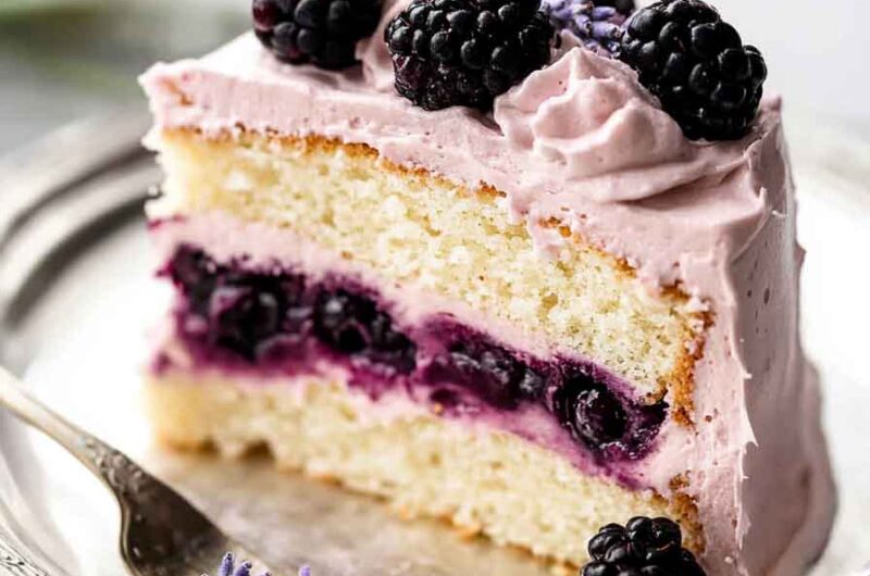 Blackberry Lavender Cake