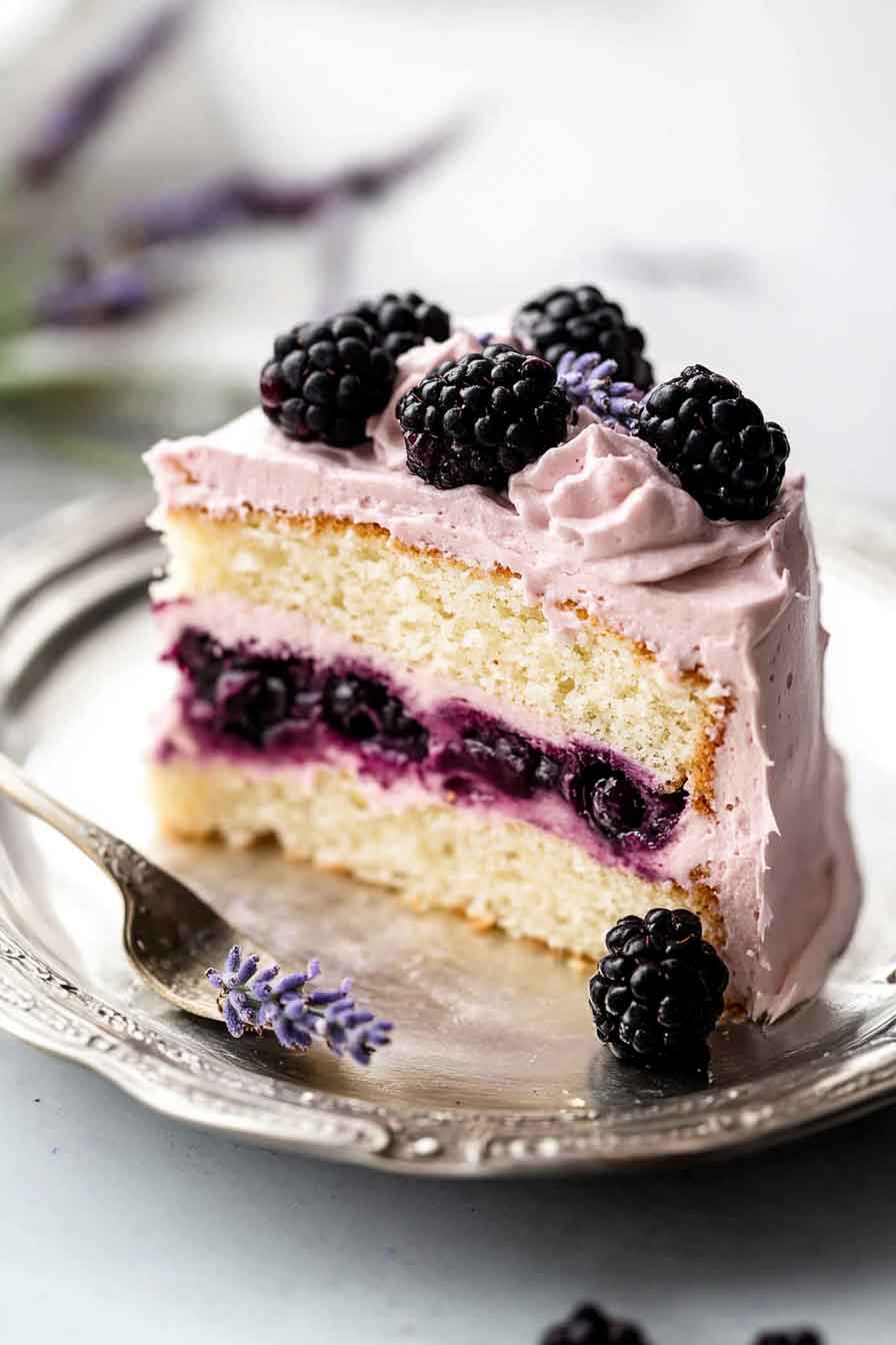 Blackberry Lavender Cake