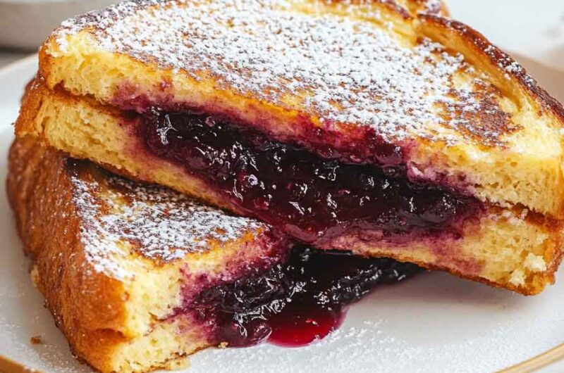 Blackberry Stuffed French Toast Recipe