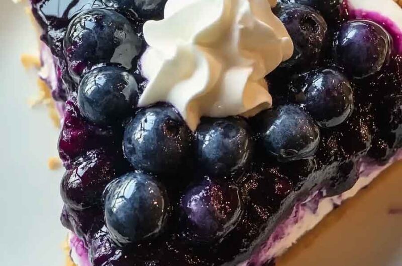 Blueberry Cheesecake Cookie Pie