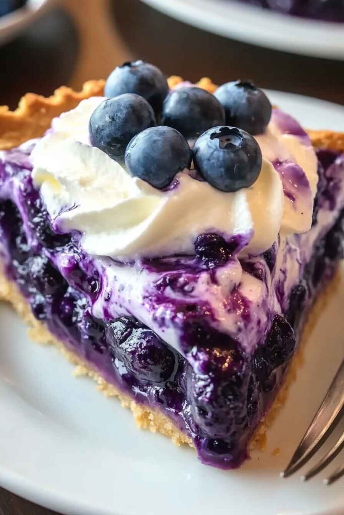 How to Serve Blueberry Cheesecake Cookie Pie