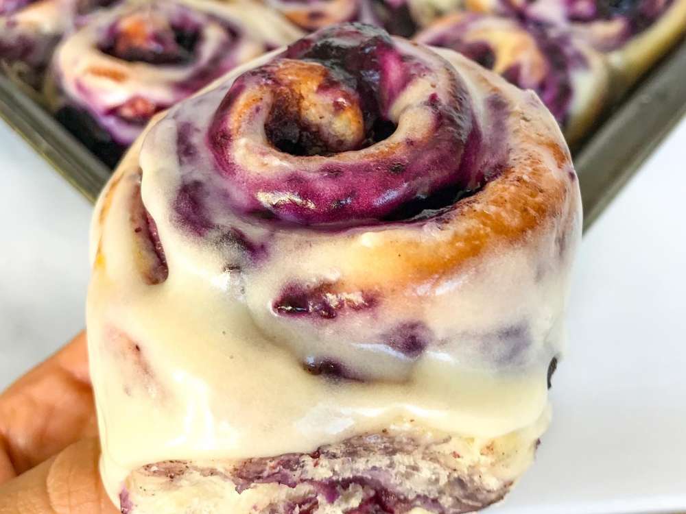 Blueberry Cinnamon Rolls